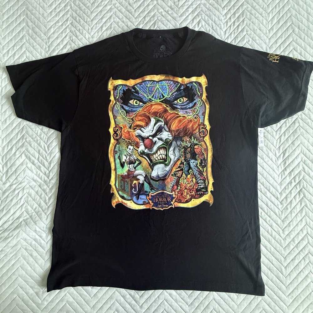 Universal HHN 35 Artist Signature Series Shirt Unisex XL Jack Oddfellow 2026 NWT